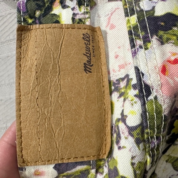 Madewell Skinny Skinny Ankle jeans, size 26, spring florals, lightweight - Picture 6 of 9